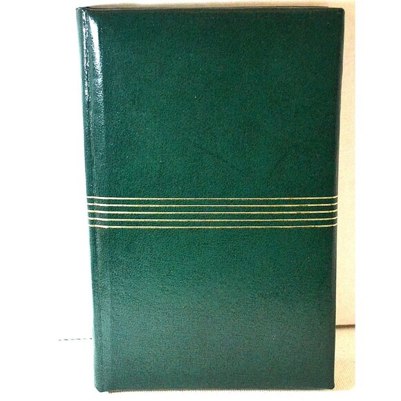 Vintage Emery Trip Diary In Original Box Green Cover Gold Edged Pages Travel Log - Picture 1 of 5